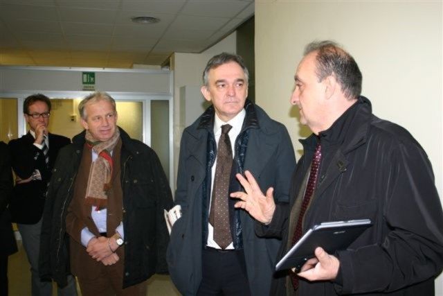 Il Presidente Rossi in visita al nosocomio lucchese