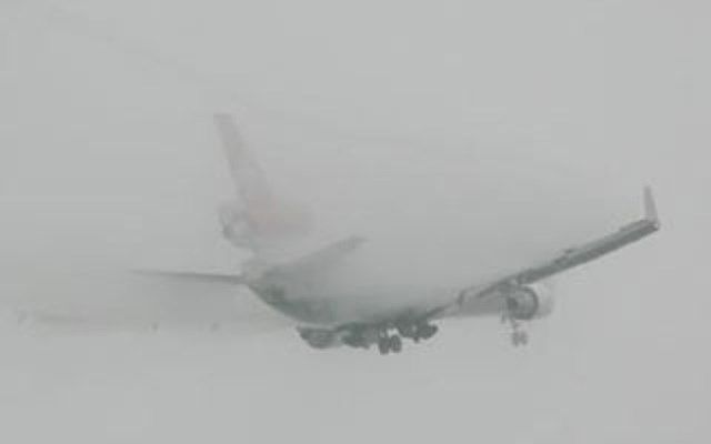 Nebbia al Galileo Galei di Pisa