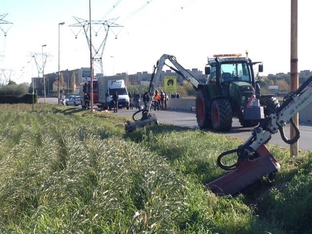 Il luogo dove è stato investito l'operaio in via Paronese a Prato