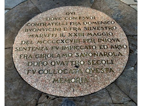 lapide Savonarola