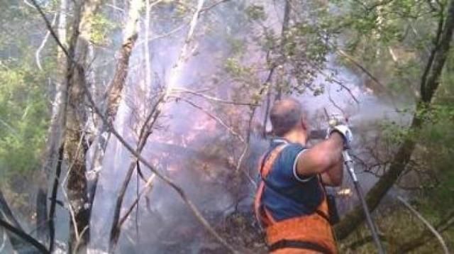 Incendio divampato a Cavriglia nell'aretino