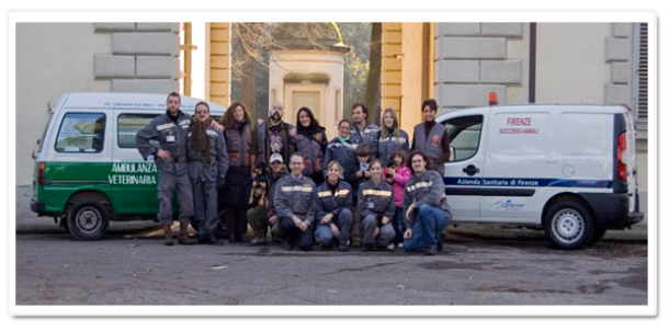 Operatori dell'associazione Guida verde sos animali