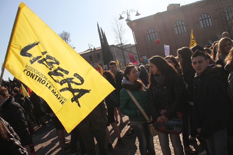 La marcia anti-mafia di Firenze