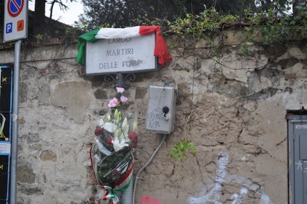 Largo delle Foibe a Firenze