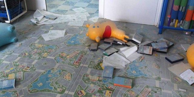 La scuola di Rendola (Montevarchi) messa a soqquadro dai vandali