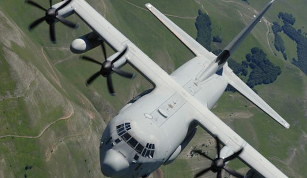 Un C130J della 46ª Brigata Aerea di Pisa