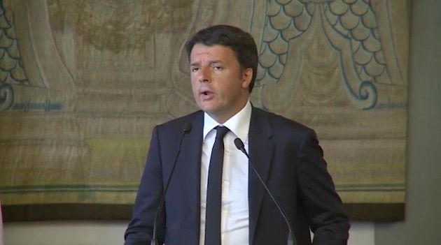 Matteo Renzi al vertice Italia Malta
