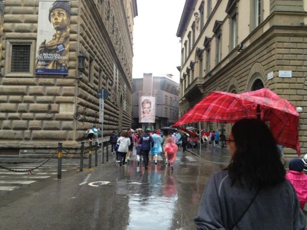 Guarda Firenze bagnata (Foto Cristina Giachi via Twitter)