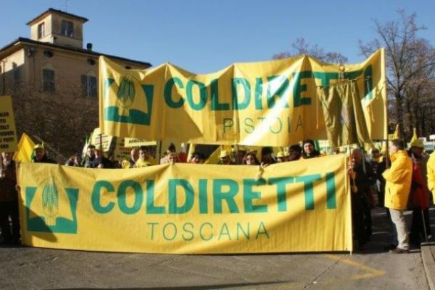 Una delegazione toscana alla Battaglia di Natale Coldiretti