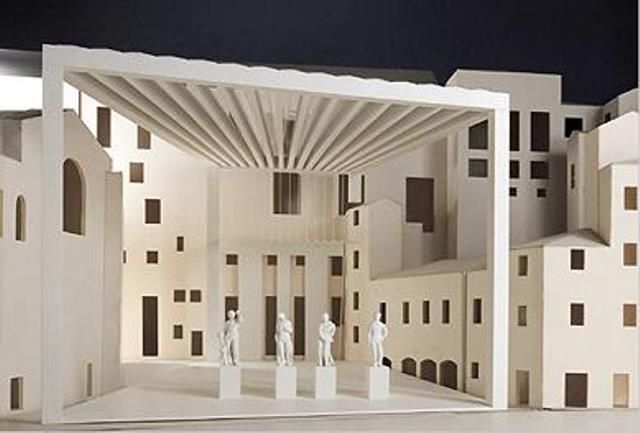 La Loggia di Isozaki non ancora costruita agli Uffizi