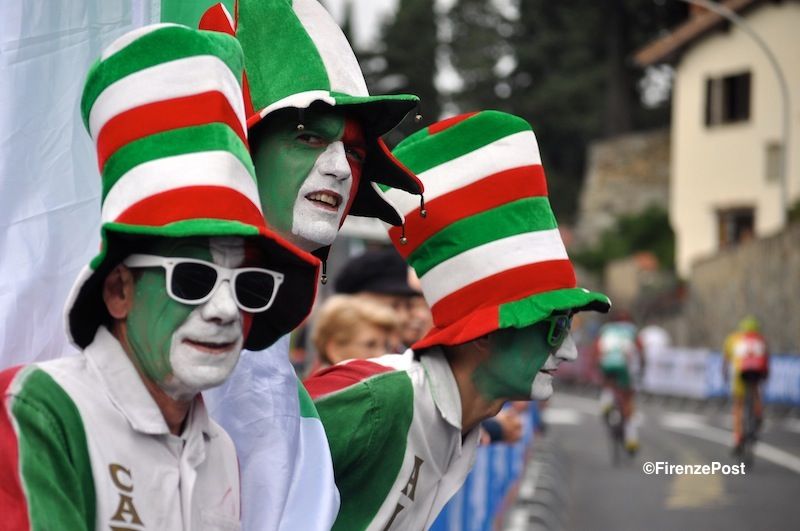 I tifosi italiani ai Mondiali di ciclismo aspettano ancora di applaudire un italiano sul podio