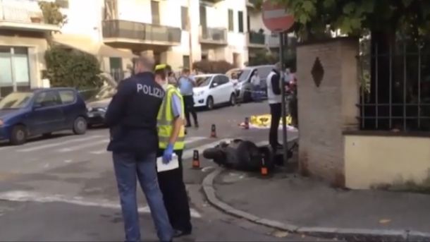 Il luogo del tragico incidente mortale