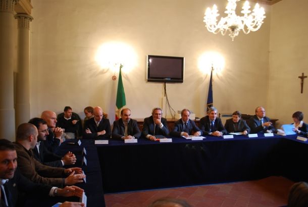 L'incontro dei commissari prefettizi a Firenze