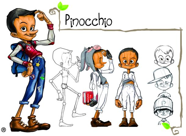 Pinocchio 2020, il personaggio ideato per il progetto