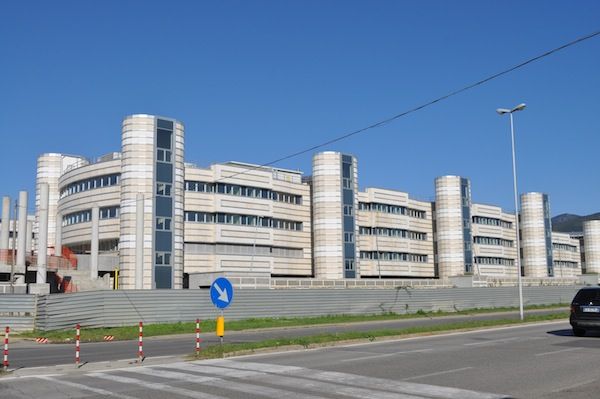 La nuova Scuola Marescialli e Brigadieri dei Carabinieri in corso di costruzione a Castello