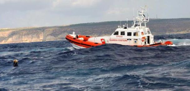 Una motovedetta della Guardia Costiera