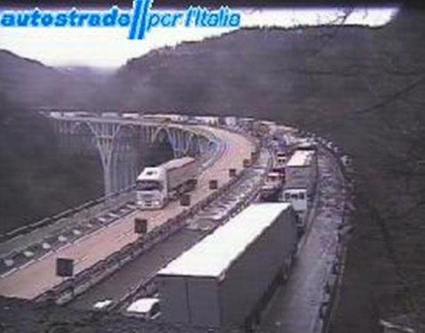 La situazione in A1 a Roncobilaccio