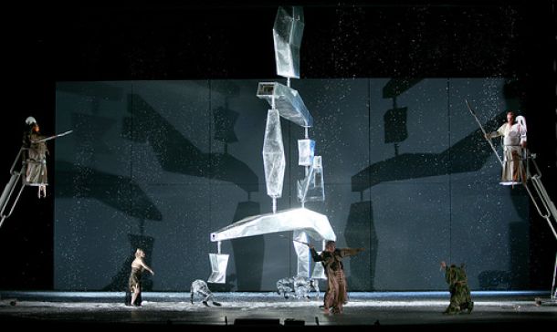 Una scena di Die Walküre di Wagner nell'allestimento del 2007