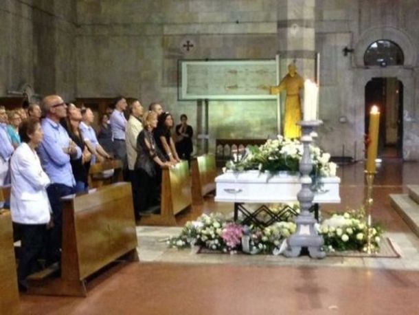 I funerali della piccola Rachele Medda