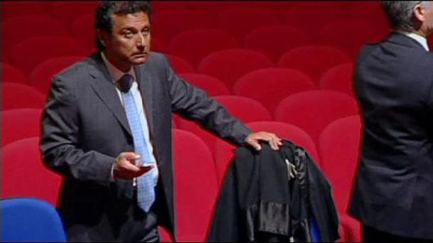 L'ex comandante Schettino al processo di Grosseto