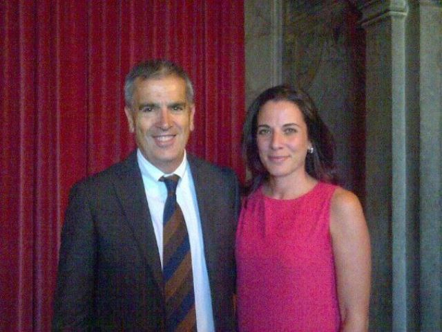 Antonella Mansi con il sindaco di Siena Bruno Valentini