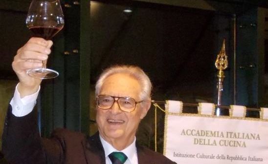 Giovanni Ballarini, presidente dell'Accademia della Cucina