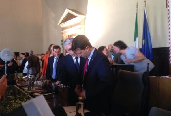 Il sindaco Nardella al primo Consiglio comunale dopo il voto del 25 maggio