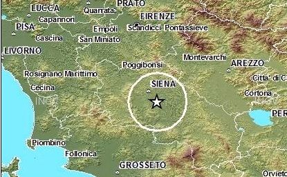 Terremoto Siena