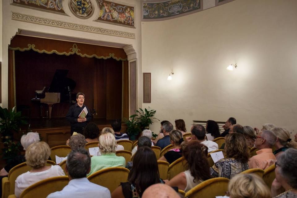 Il Teatro della Grancia di Montisi durante Solo Belcanto