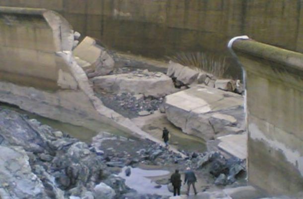 Il cedimento della diga di Montedoglio