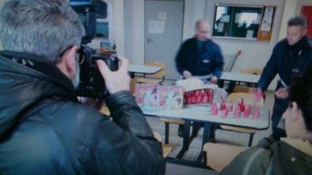 Sequestro di fuochi d'artificio non in regola