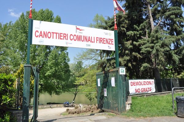 I Canottieri Comunali sul Lungarno Ferrucci