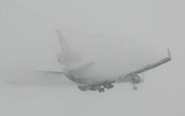 Nebbia al Galileo Galei di Pisa