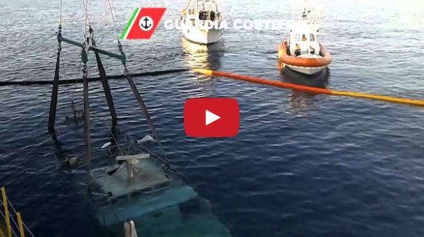 Il recupero del Giumar (Video Guardia Costiera)