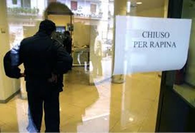 In netto aumento le rapine in banca a Firenze