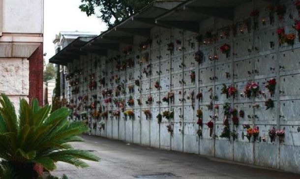 Foto d'archivio di un cimitero