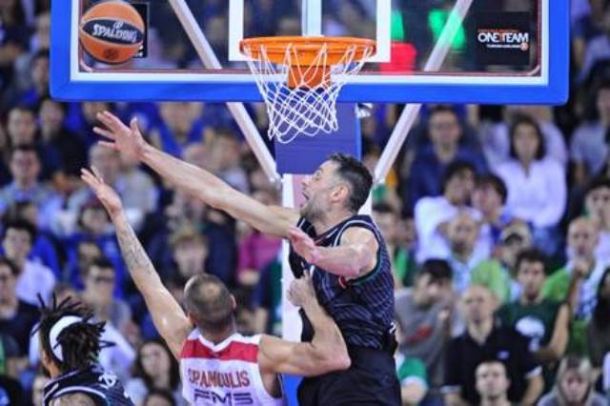 Mps Siena battuta dai bicampioni d'Europa (foto Ansa)