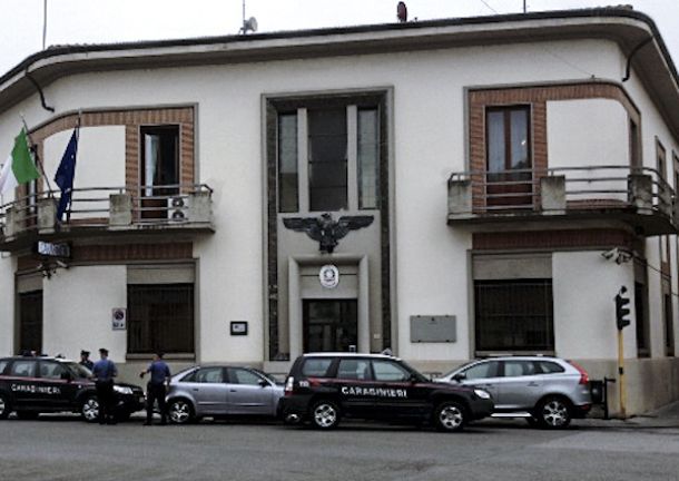 La caserma dei Carabinieri a Borgo san Lorenzo
