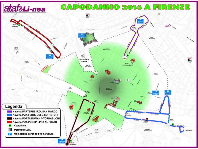 La mappa di capodanno 2014