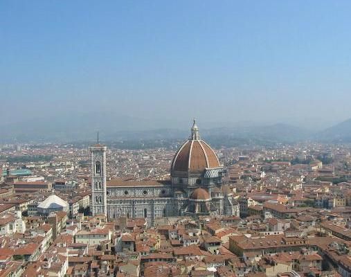 Monumenti di Firenze, vista dall'alto