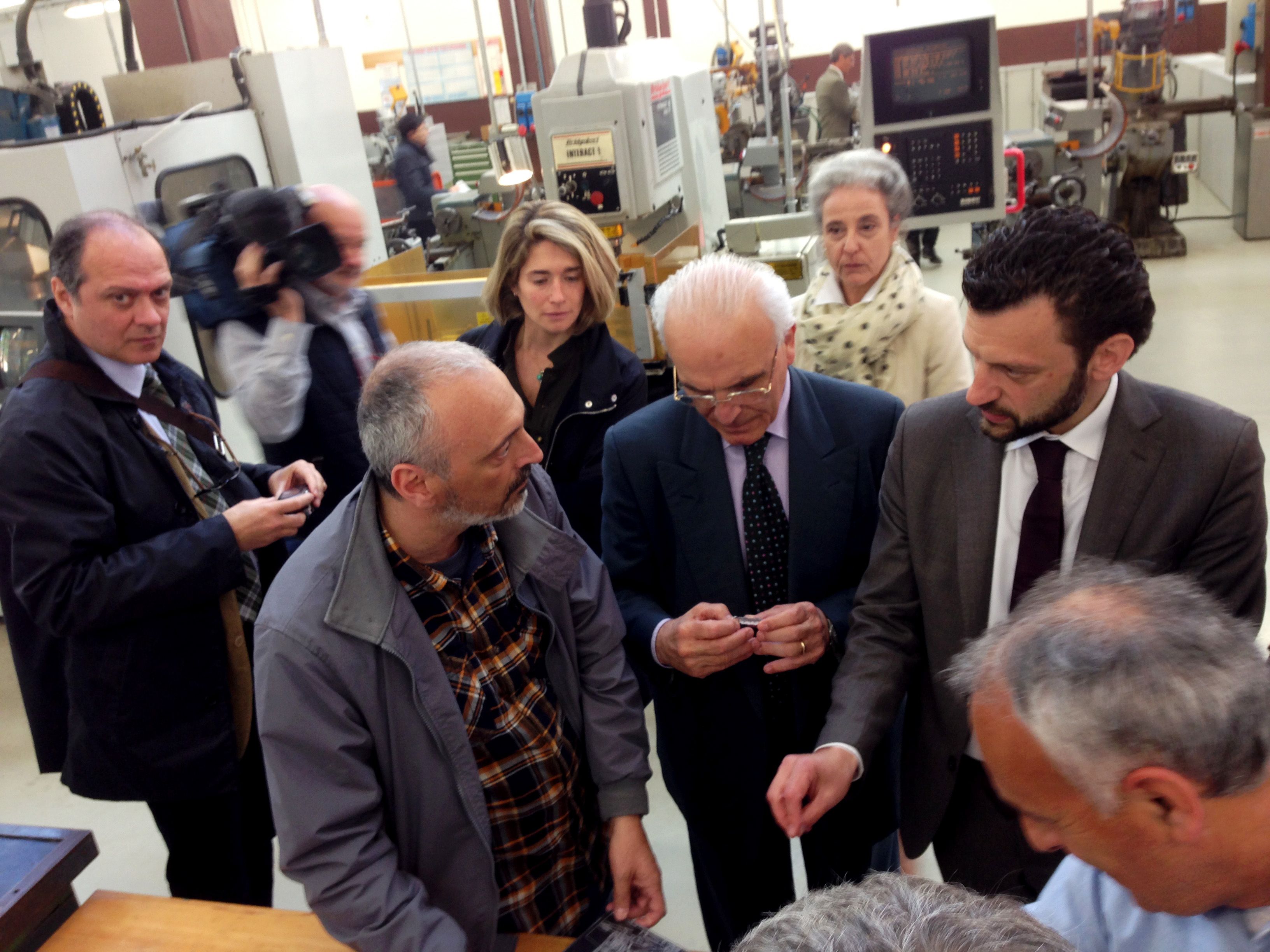 La visita ai nuovi laboratori dell'ISIS Leonardo Da Vinci