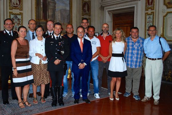 L'incontro di stamani del prefetto Varratta con polizia e carabinieri