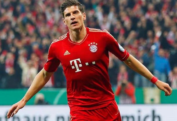 L'attaccante tedesco Mario Gomez è della Fiorentina