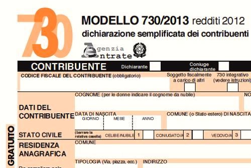 Modello 730_2013
