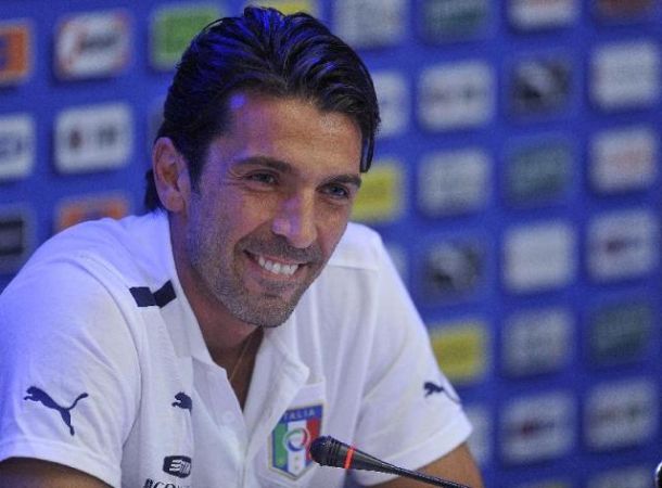 Il portiere della Nazionale e della Juventus Gianluigi Buffon