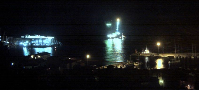 Il 6 settembre la Concordia tornerà "in asse"