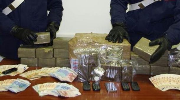 La droga sequestrata dai carabinieri