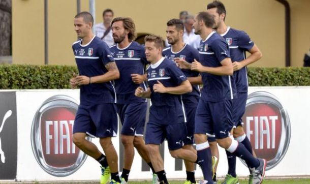 L'allenamento della Nazionale a Coverciano