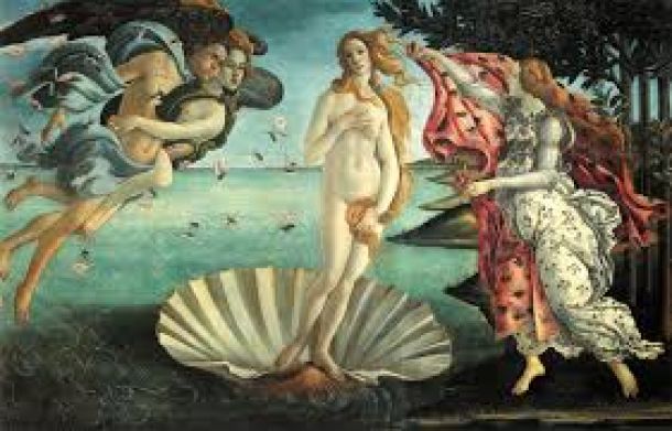 Sandro Botticelli, La Nascita di Venere, Galleria degli Uffizi