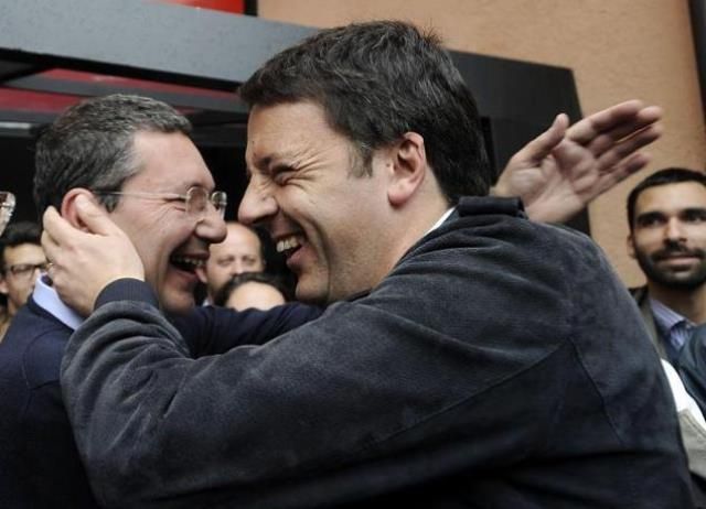 Matteo Renzi e Ignazio Marino